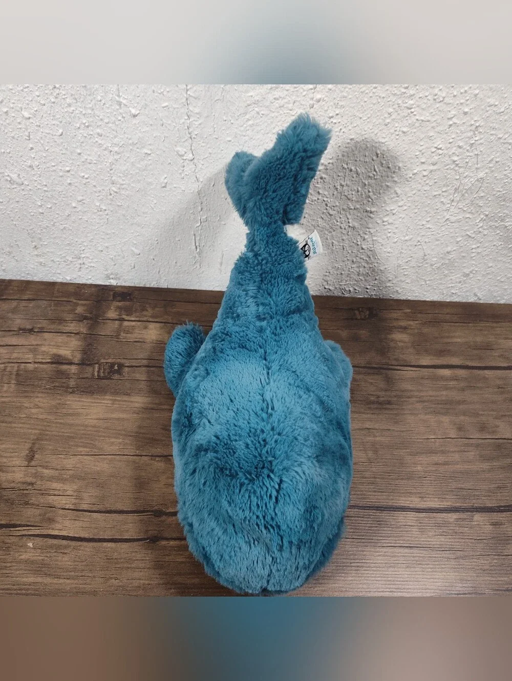 Jellycat Wally Whale Blue Soft Stuffed Plush Medium - Picture 4 of 10